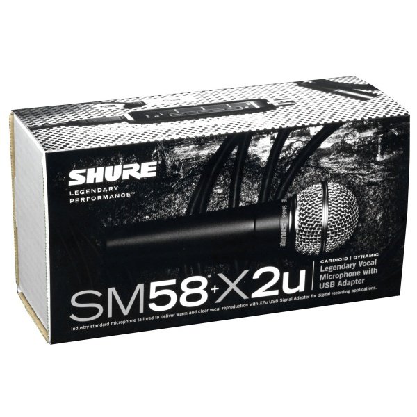 Shure SM58-X2U | Microphone - SONOLOGY Toulouse